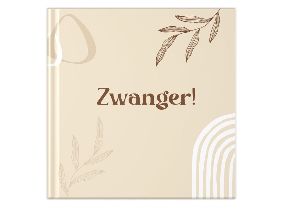 Invulboekjes zwanger 9 maandenboek crème