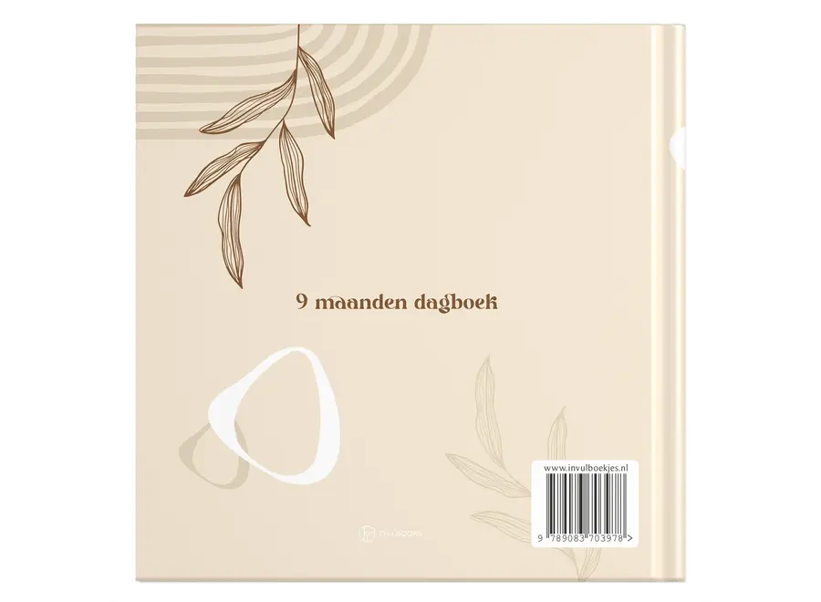 Invulboekjes zwanger 9 maandenboek crème