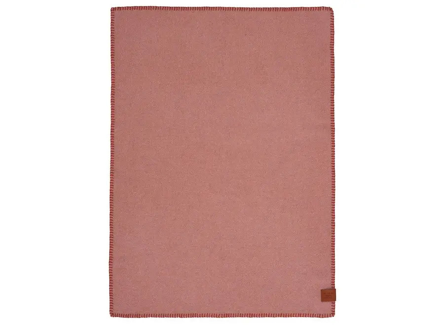 Klippan Cozy wiegdeken pink//rust