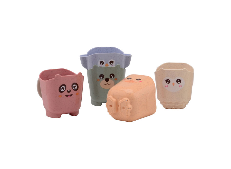 Happy World stacking animal cups