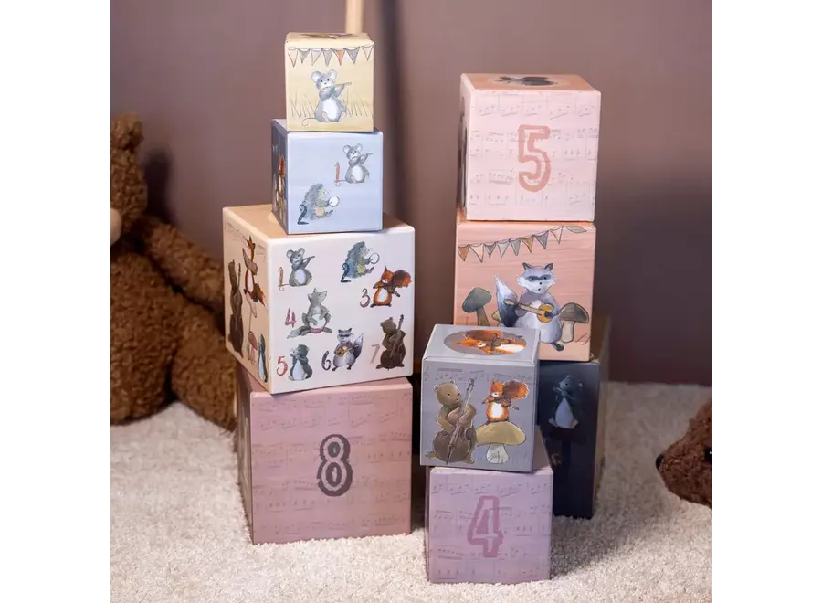 Egmont toys Stapelkubussen muzikant