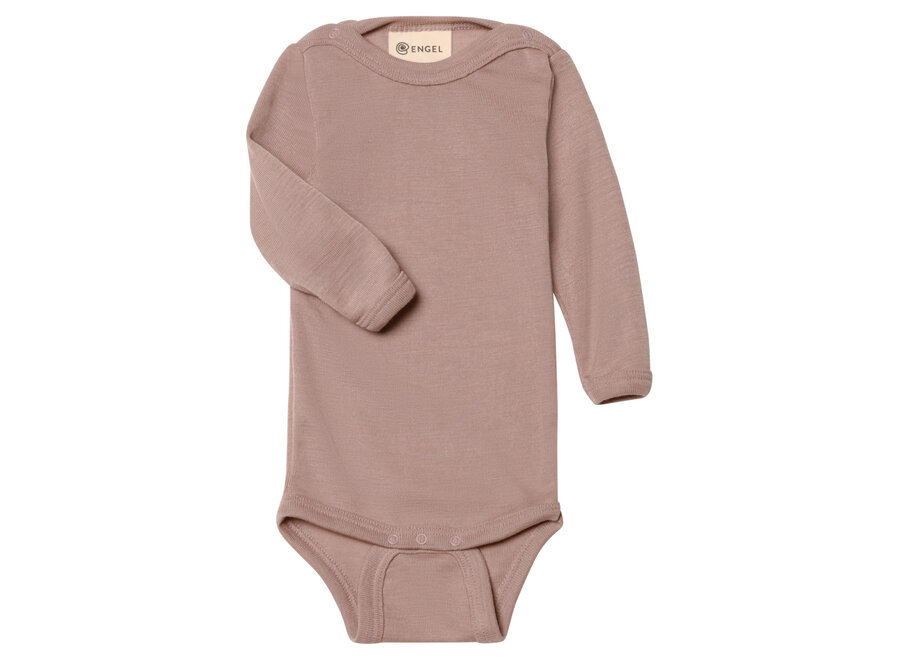 Engel Natur Wol Zijde romper dusty rose