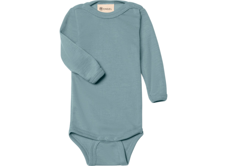 Engel Natur Wol Zijde romper mountain blue