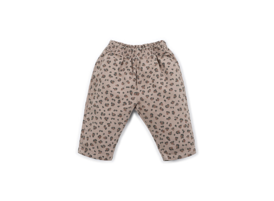 Pu Printed Twill Trousers Drawing