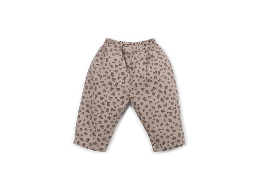 Pu Printed Twill Trousers Drawing