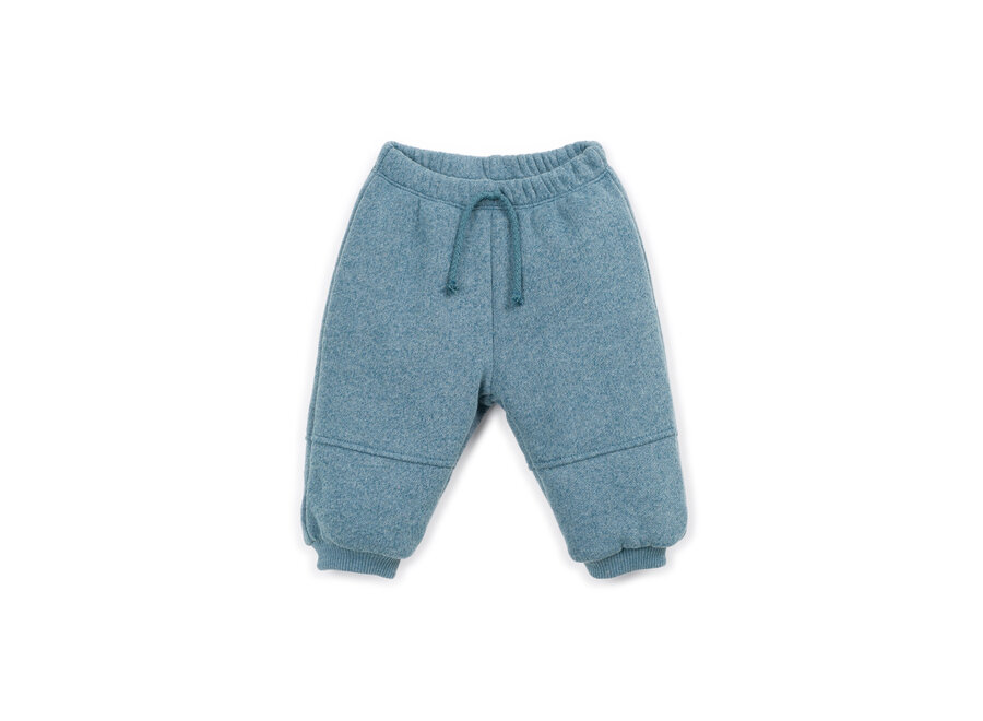 Pu Fleece Trousers Cyanotype