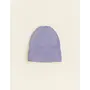 Hvid Fonzie beanie NEWBORN Lilac