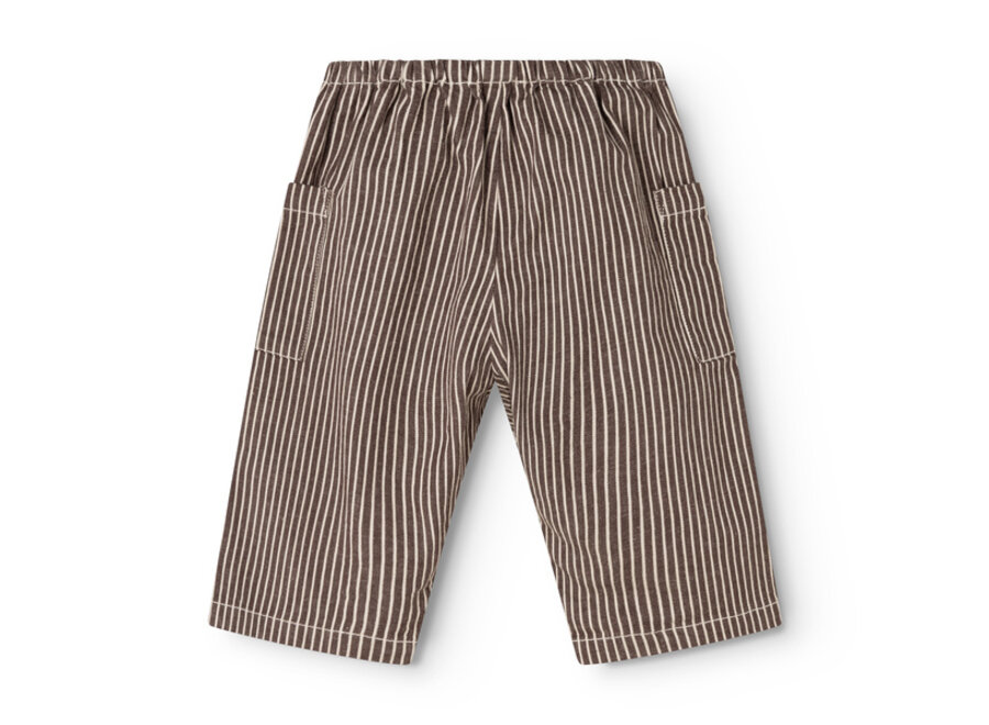 MarMar Panto Broek D. Brown Stripe