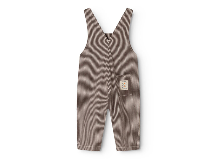 MM Ruben Tuinbroek Brown Stripe