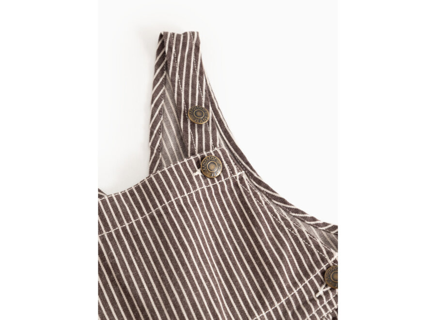 MM Ruben Tuinbroek Brown Stripe