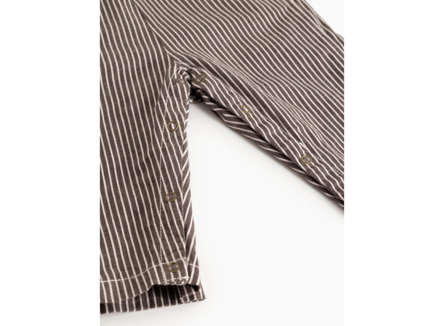 MM Ruben Tuinbroek Brown Stripe