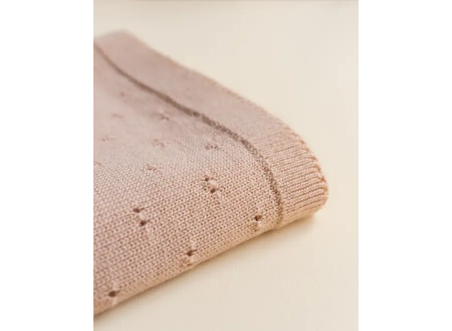 Hvid Blanket Bibi Apricot