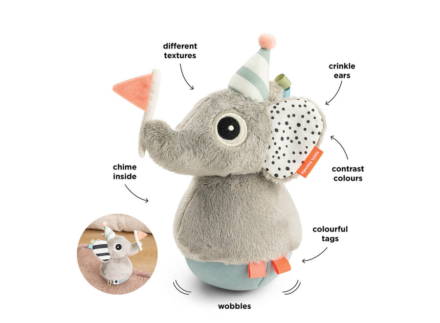 Tumbler activity toy Elphee Colour mix