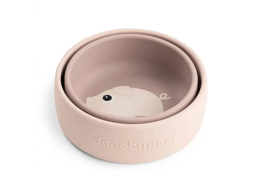 Silicone bowl set 2 pcs Pigee Powder