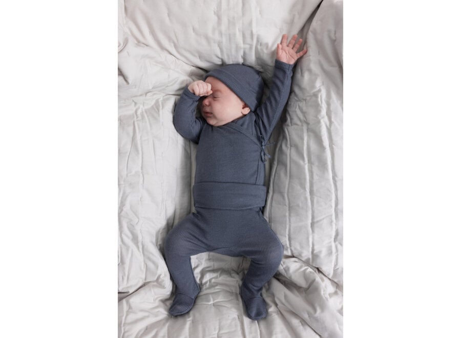 MarMar Pixa Broekje Wool Rib Rainstorm