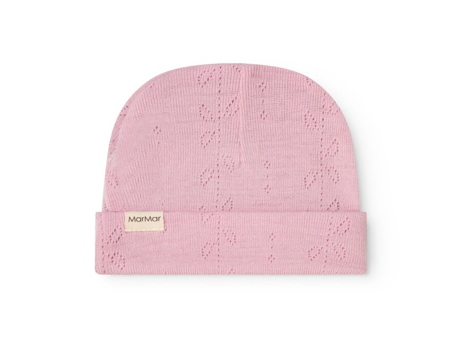 MarMar Aiko Mutsje Wool Rib Soft Berry