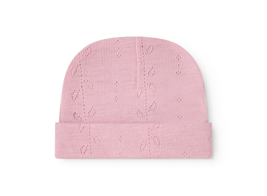 MarMar Aiko Mutsje Wool Rib Soft Berry