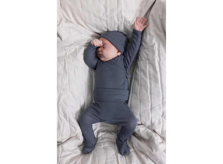 MarMar Aiko Mutsje Wool Rib Rainstorm