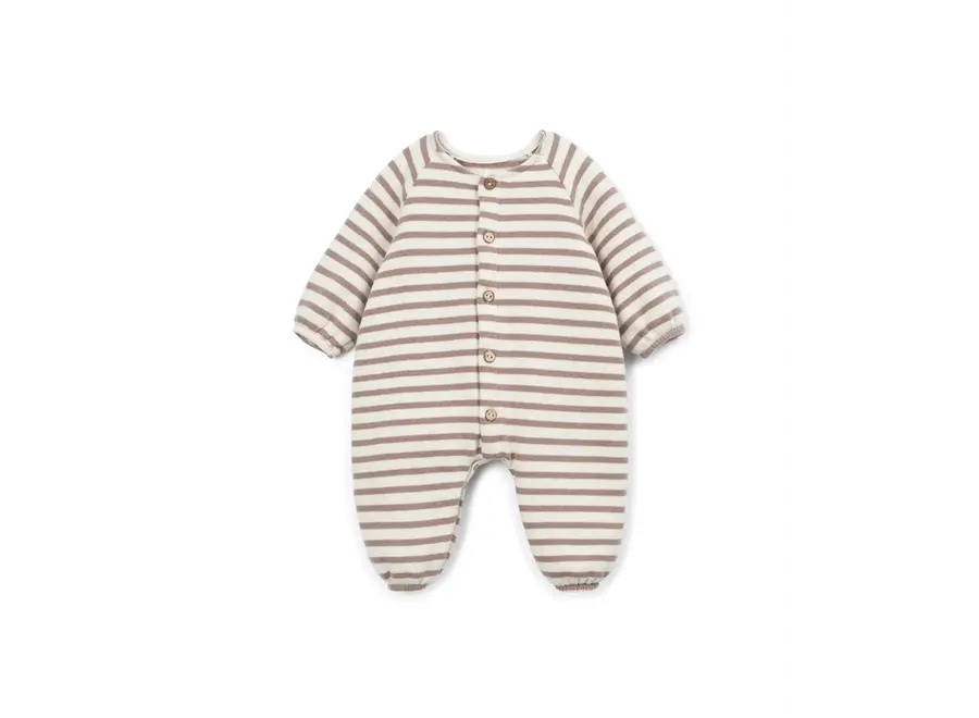 Pu Striped Jumpsuit Drawing