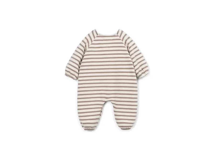 Pu Striped Jumpsuit Drawing