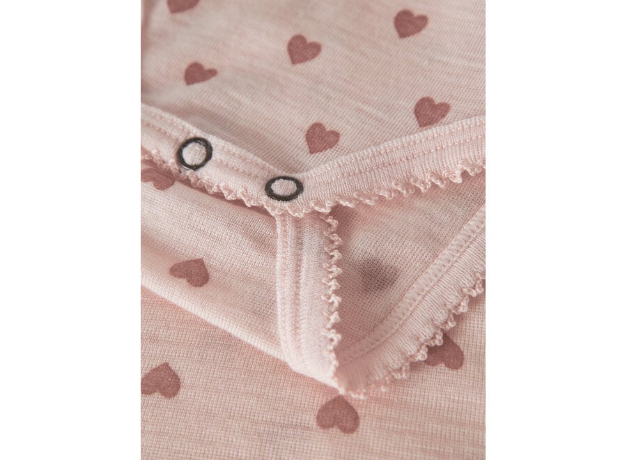 Lil Atelier Noel Nia wool body ls Morganite hearts