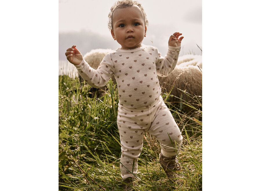 Lil Atelier Noel Nia wool body ls Morganite hearts