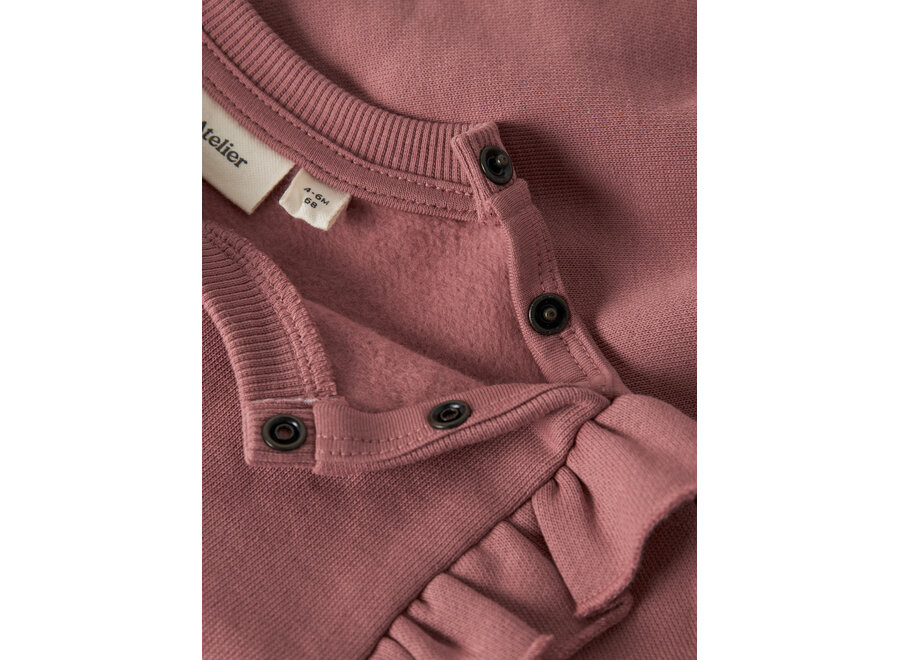 Lil' Atelier Kilano Loose Sweat Bru Withered Rose