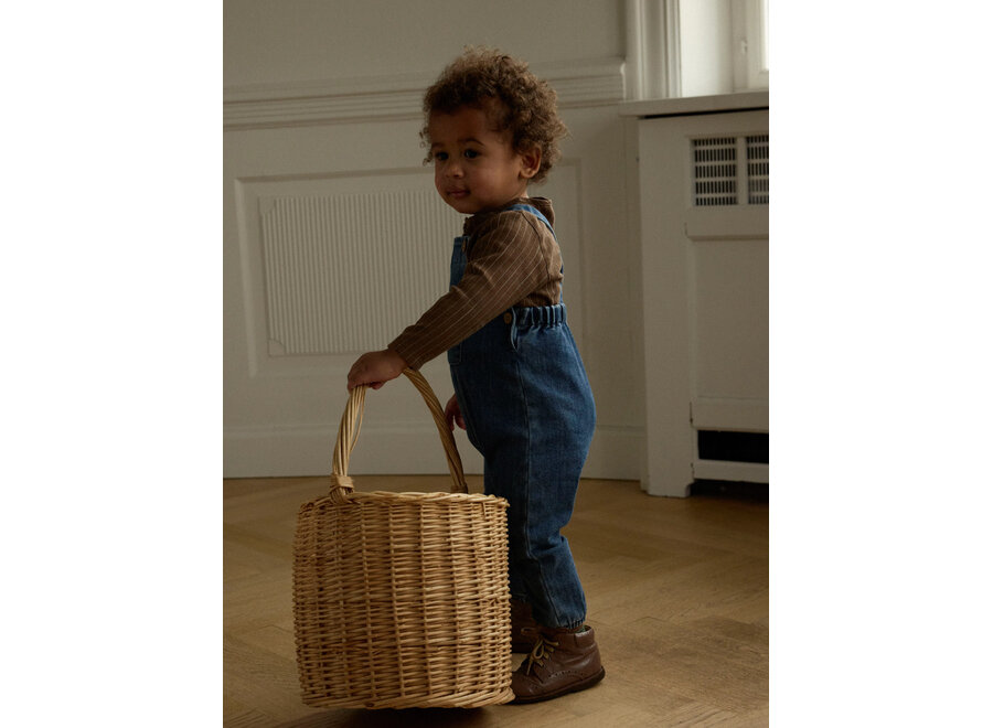 Lil' Atelier Obello Dnm Overall Dark Blue Denim