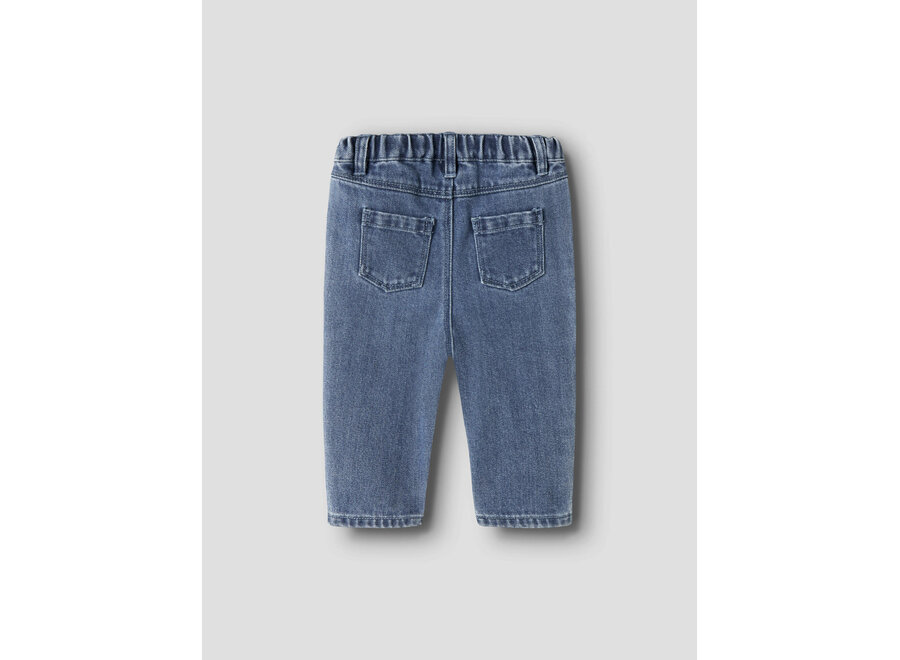 Lil' Atelier Obello Baggy Jeans Dark Blue Denim
