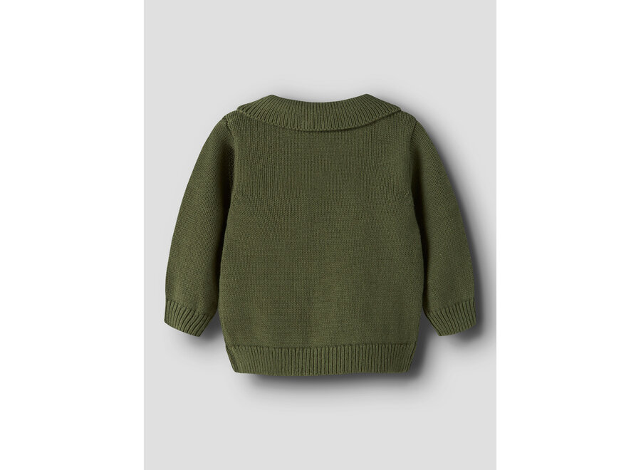 Lil' Atelier Olo Knit Polo Cypress