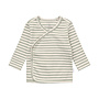 Noppies Wikkel vest stripe Green
