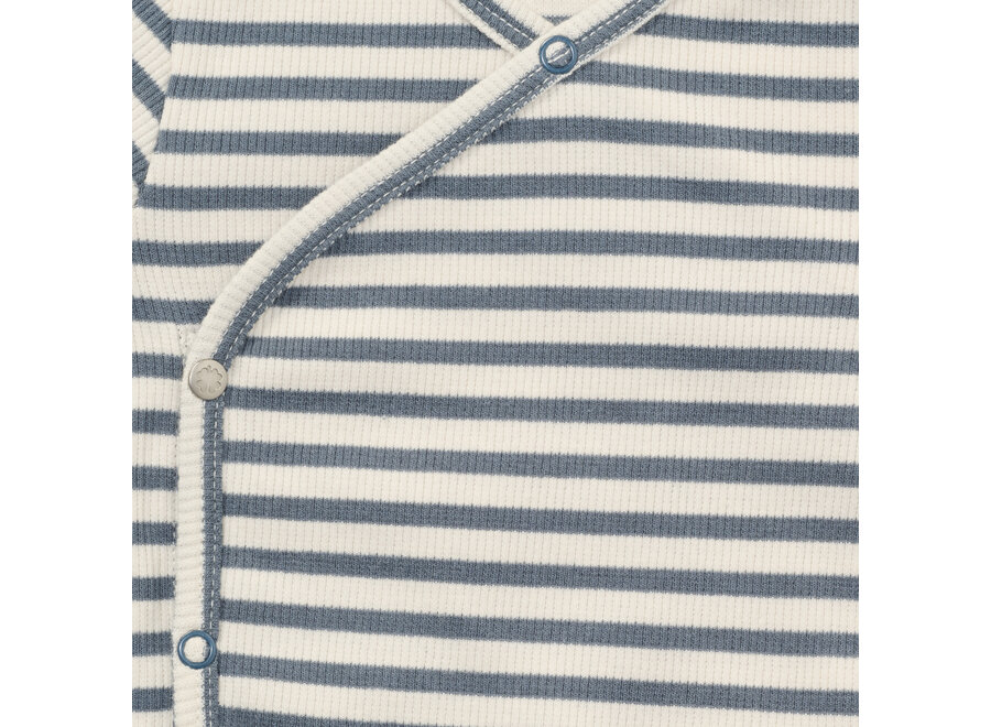 Noppies Wikkel vest stripe Stormy