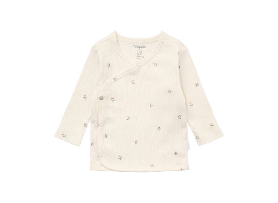 Noppies Wikkel vest Egret