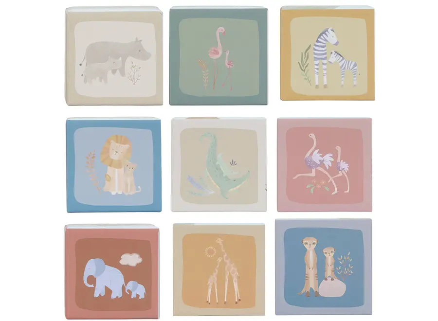 LD Stapelblokken - Safari Friends