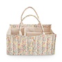 Mushie Diaper Caddy Pastel Blooms