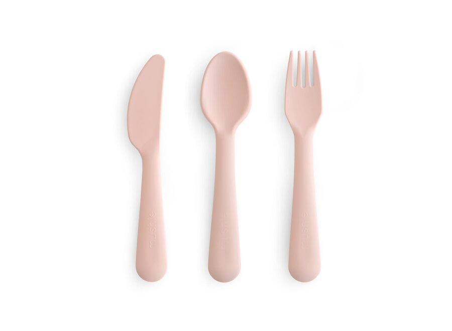Mushie Cutlery Set Blush