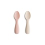 Mushie First Spoon Set 2 Blush / Sand