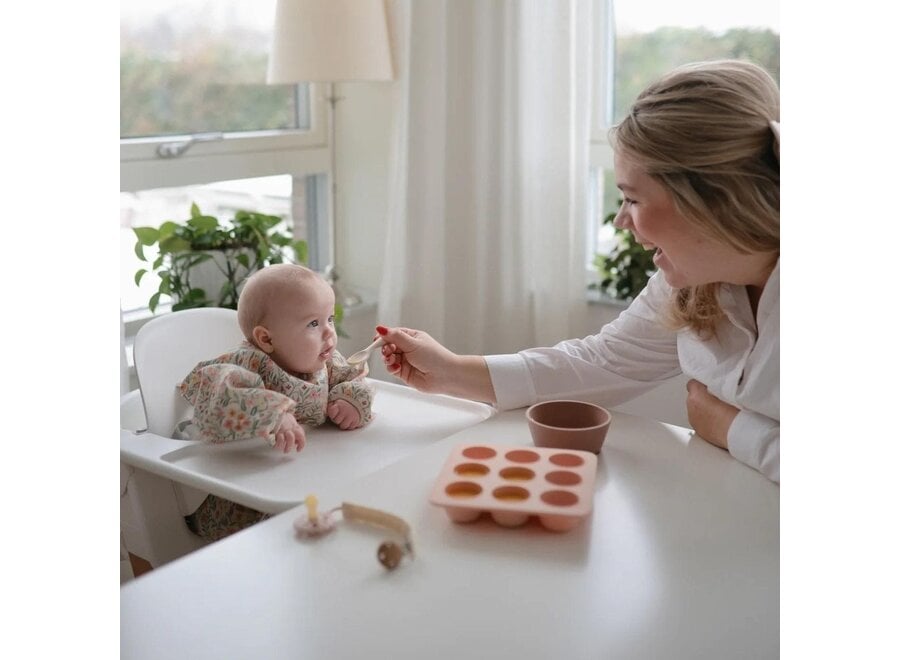 Mushie First Spoon Set 2 Blush / Sand