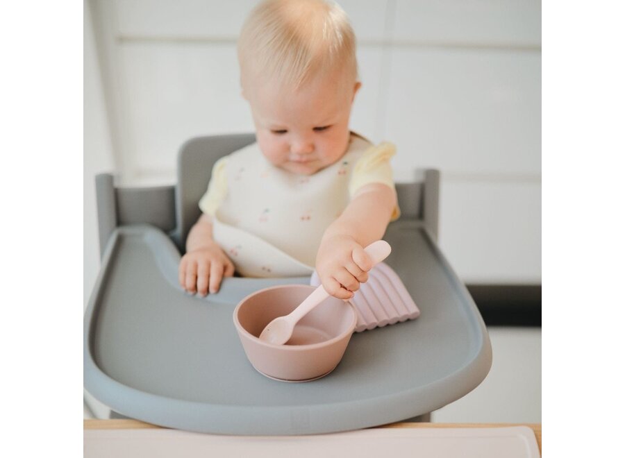 Mushie Silicone Bowl Blush