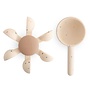 Mushie Bath Toy Water Wheel Vanilla Confetti