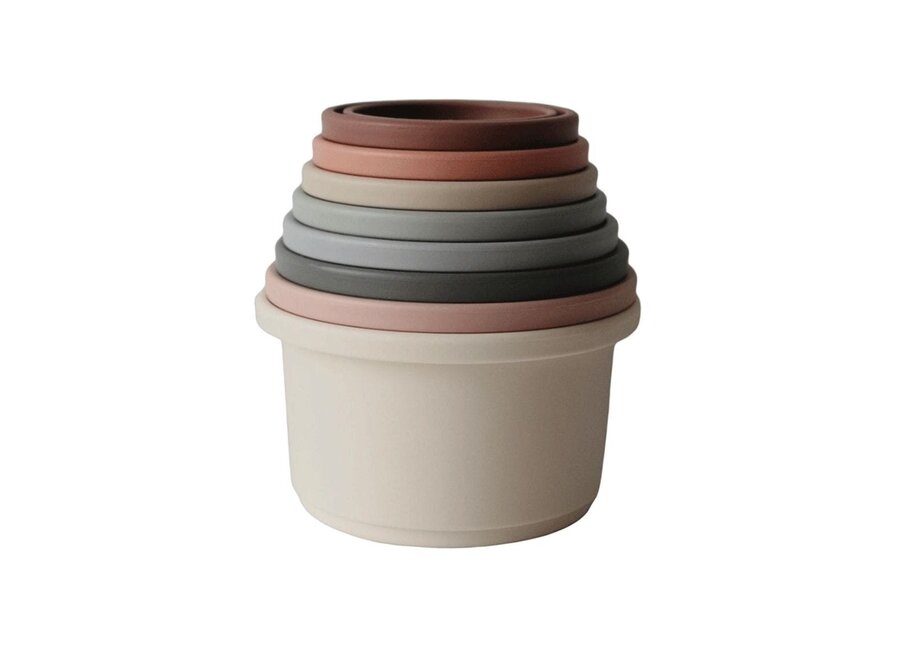 Mushie stacking cups Original