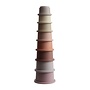 Mushie stacking cups pastel