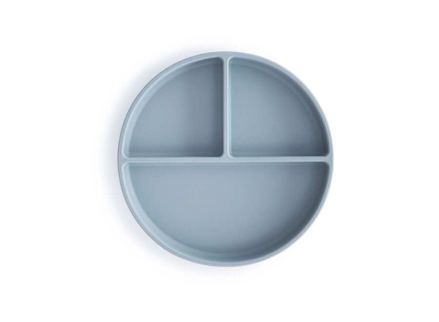 Mushie Silicone Vakkenbord Powder Blue