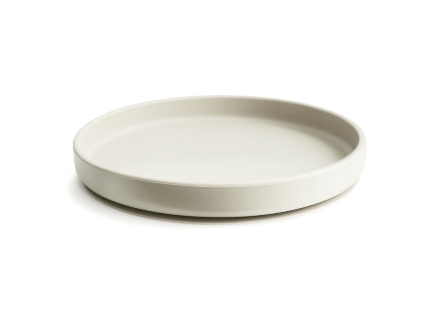 Mushie Silicone Plate Ivory