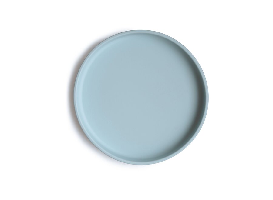 Mushie Silicone Plate Powder Blue