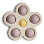 Mushie Press Toy Flower Lilac / Ivory