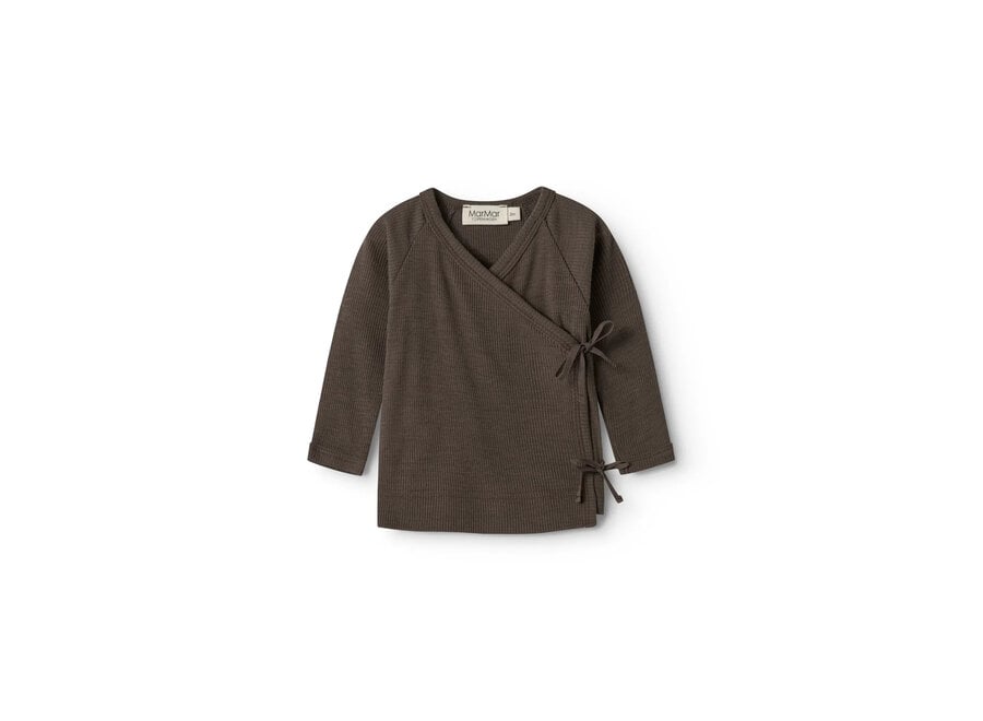 MarMar Tut Wikkel vest Wool Rib Terre