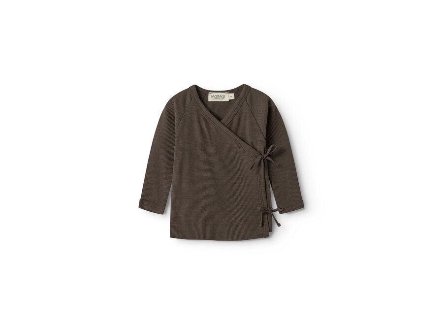 MarMar Tut Wikkel vest Wool Rib Terre