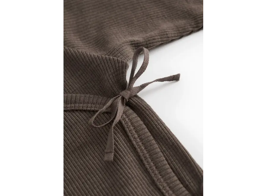 MarMar Tut Wikkel vest Wool Rib Terre