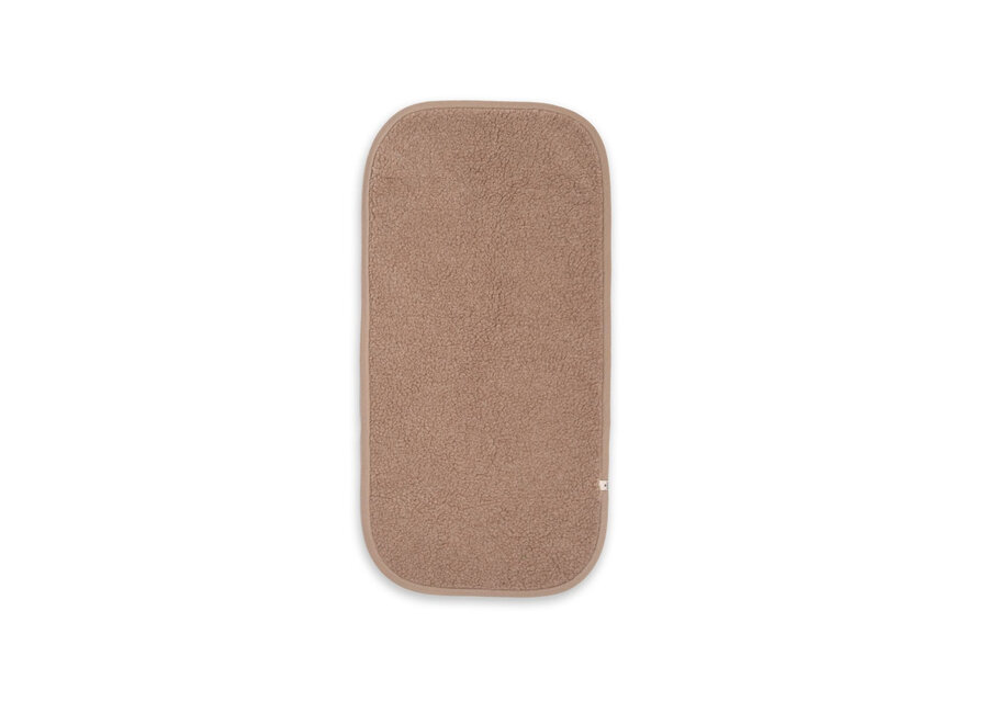 Alwero wollen matras beschermer wieg 80x42 Tan